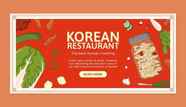 Kimchi banner design