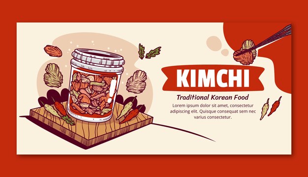 Kimchi banner design