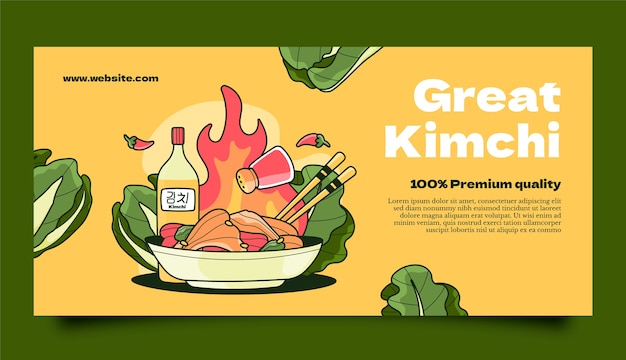 Kimchi banner design