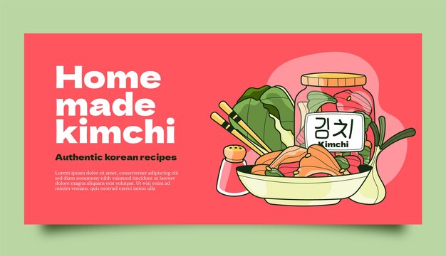 Kimchi banner design