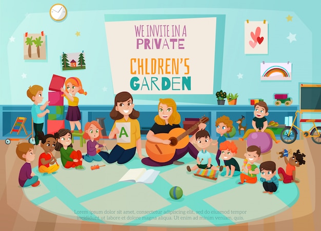 Kindergarten  Illustration