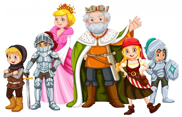 King and other fairytale characters