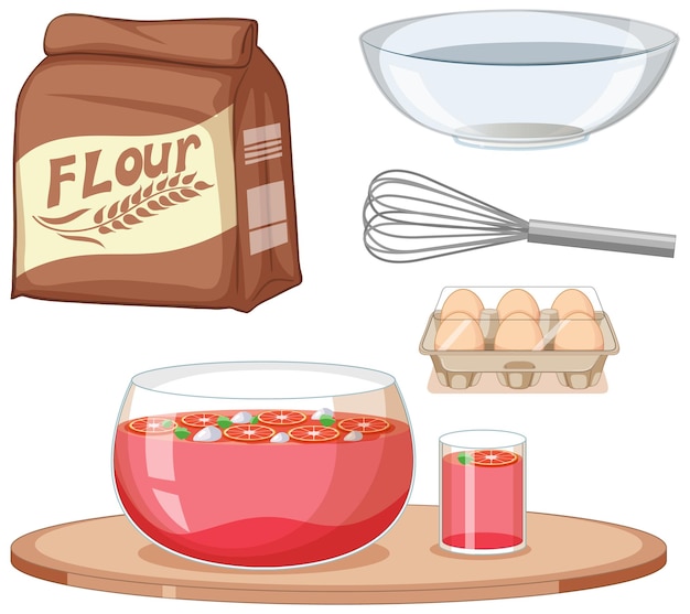 Kitchen Elements Vector Set