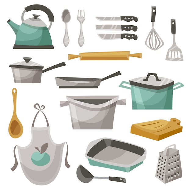 Kitchen Stuff Icons Set