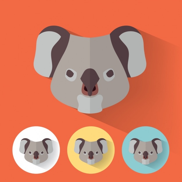 Free Vector koala designs collection