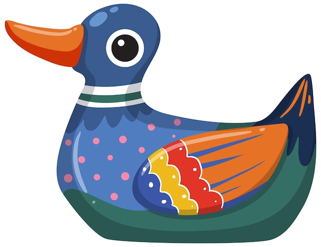 Free Vector korean mandarin duck doll vector