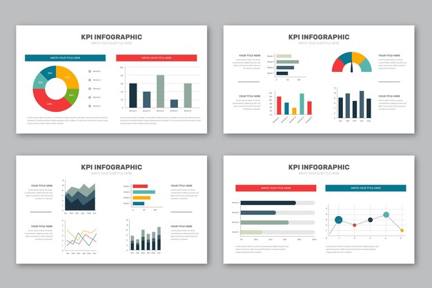 Kpi infographic template