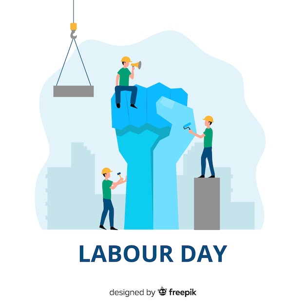 Free Vector labor day background