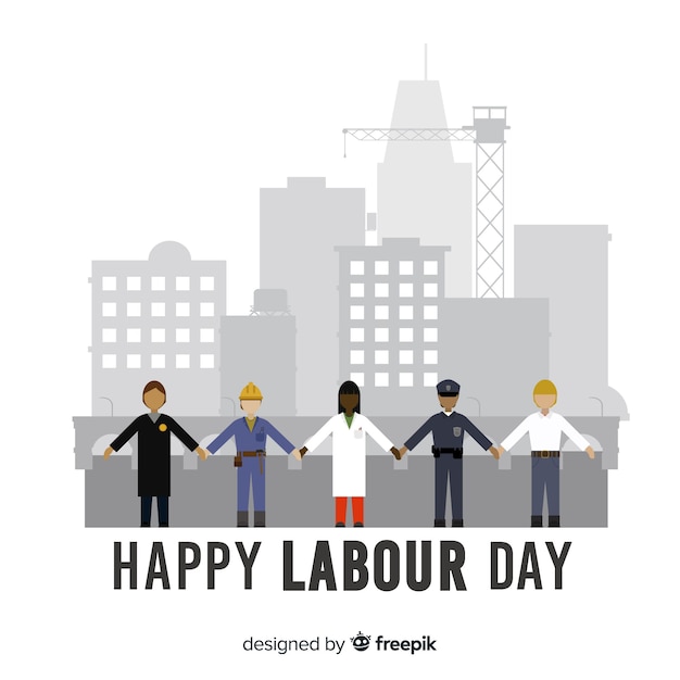 Free Vector labor day background