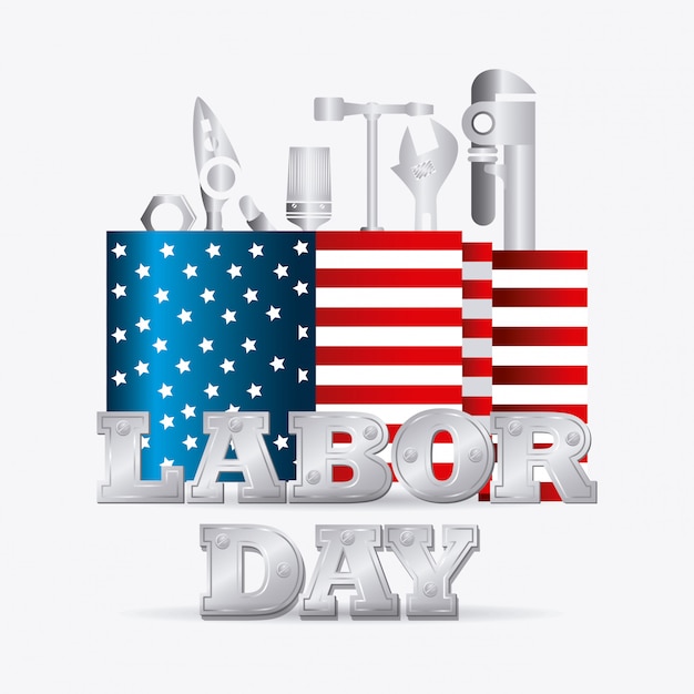 Labor day USA design.