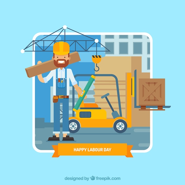 Free Vector labour day background