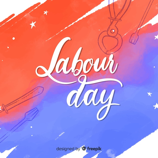 Free Vector labour day