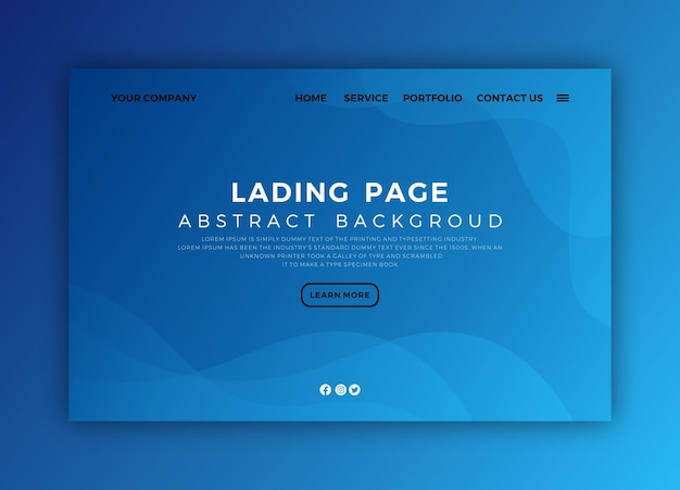 Lading page Template