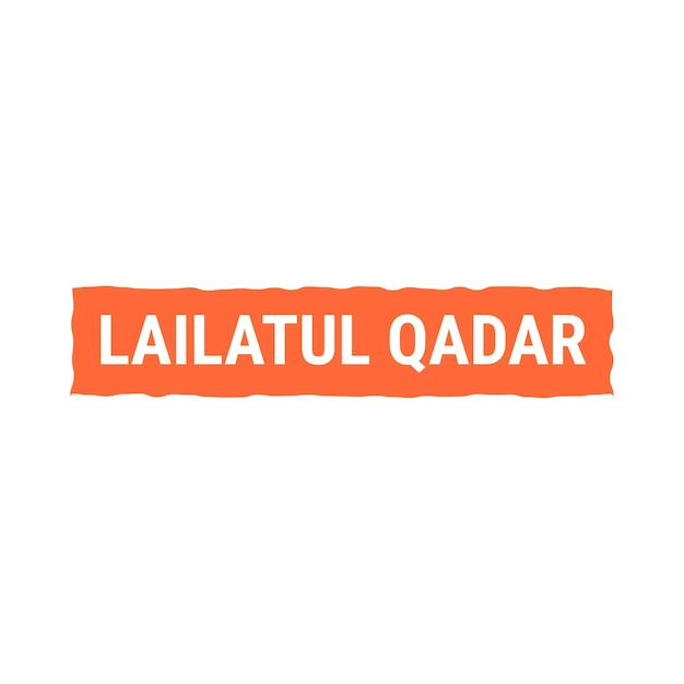 Free Vector lailatul qadr orange vector callout banner with information on the night of power in ramadan