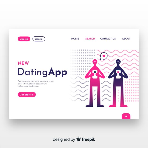 Landing page