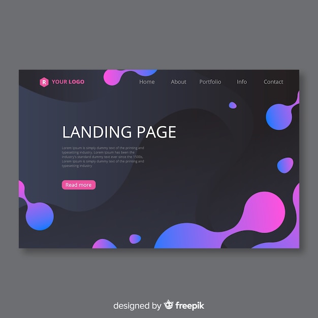 Landing page