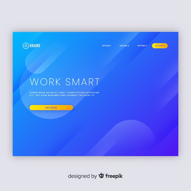 Landing page