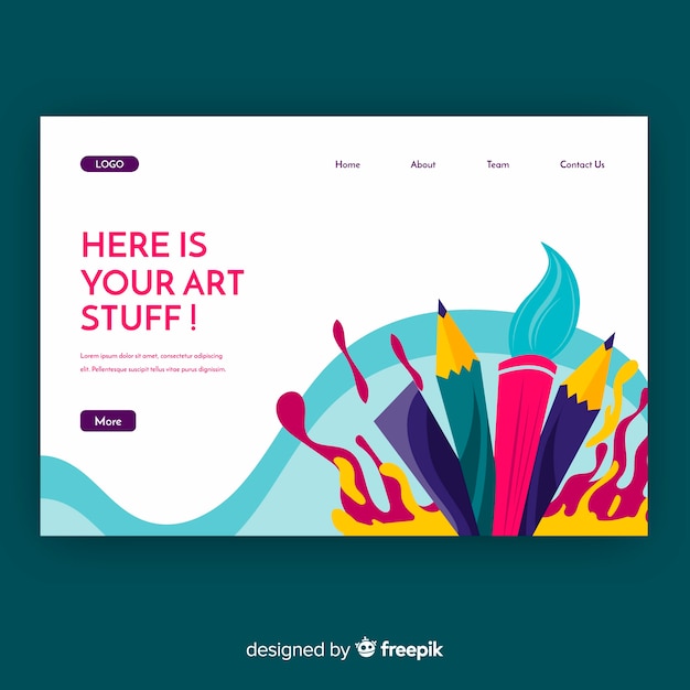 Landing page