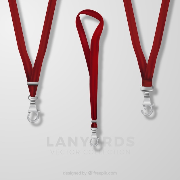 Lanyard collection with realistic design