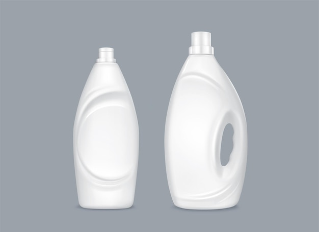 Free Vector laundry detergent bottles set