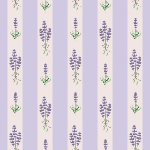 Free vector lavender seamles wallpaper