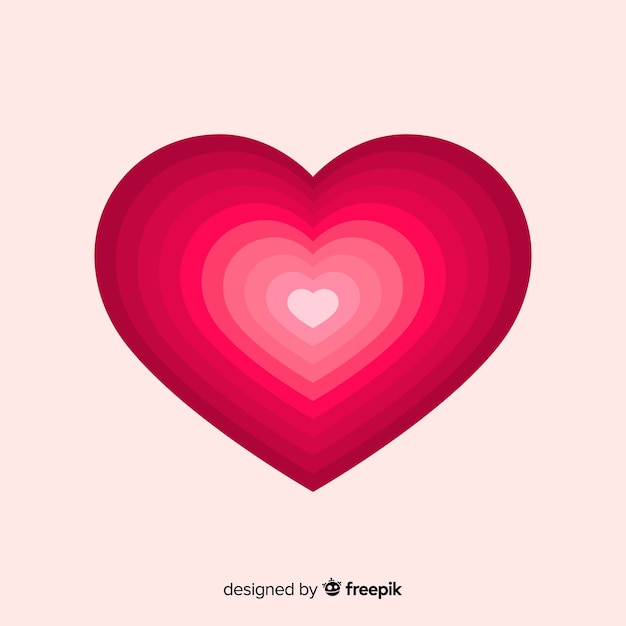 Layered heart background