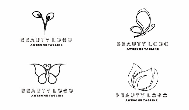 Free vector leaf logo luxury colorful gradient design