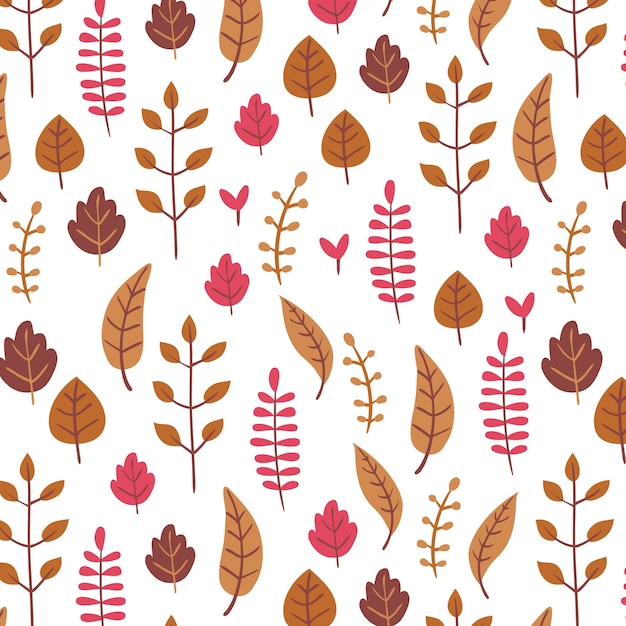 leaves pattern background