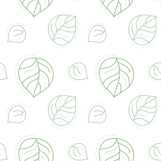 Leaves pattern background