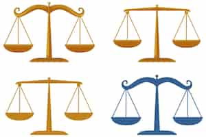 Free vector legal justice balance scale icon