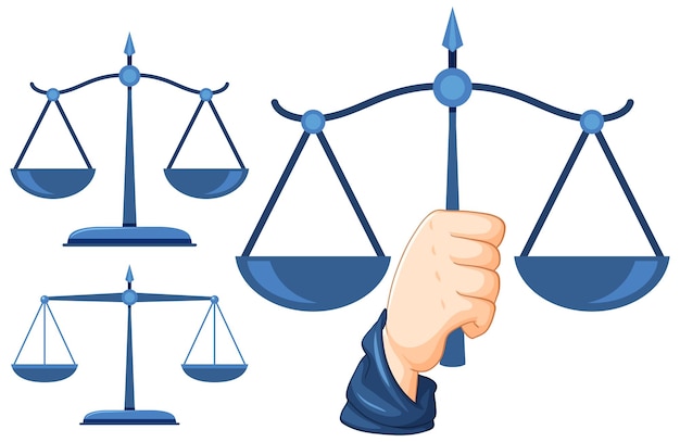 Free vector legal justice balance scale icon