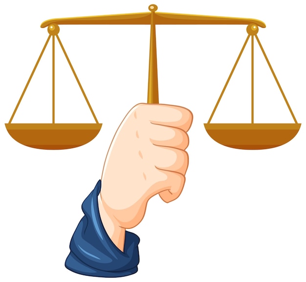 Free vector legal justice balance scale icon