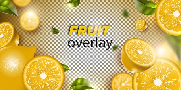 Free Vector lemon fruit on a transparent background