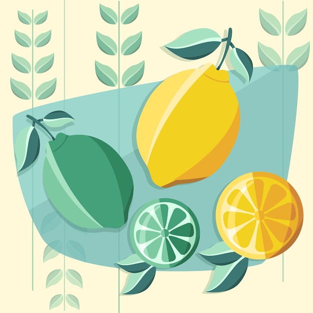 Lemon illustrations