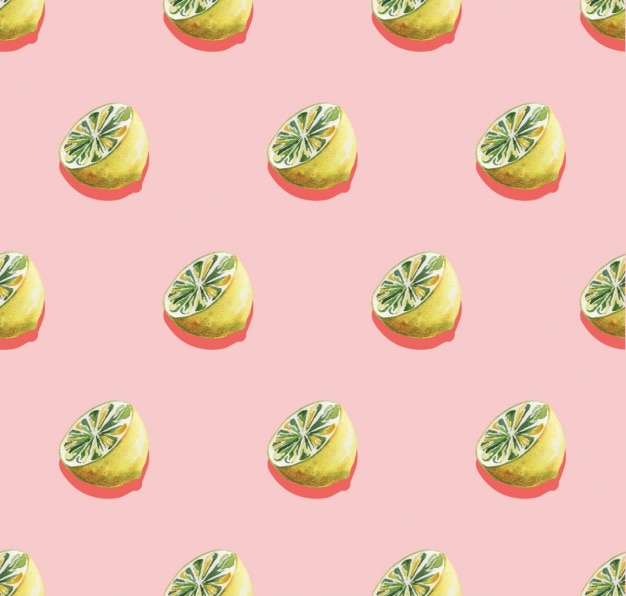 Free Vector lemon pattern design