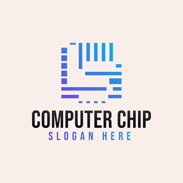 Letter L S Chip computer Circuit Logo Ideas Inspiration logo design Template Vector Illustration Isolated On White Background