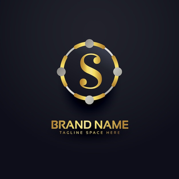 Letter s luxury logo