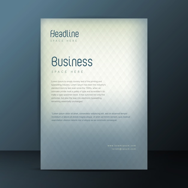 Letterhead template design