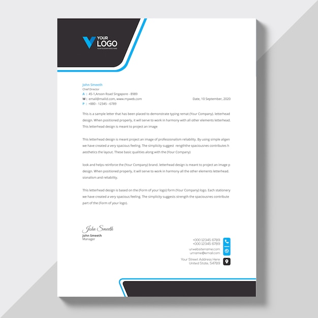 Letterhead Template