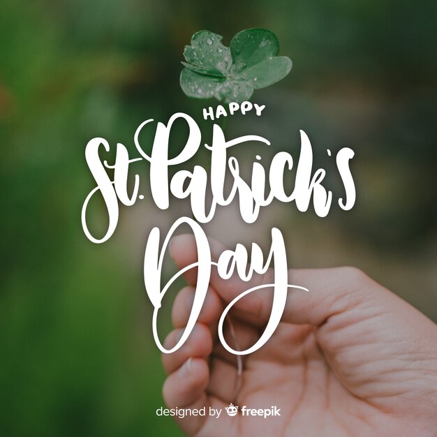 Lettering st. patrick's day