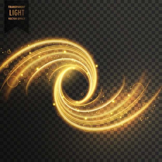 Light effect with spiral