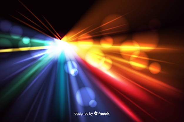 Light movement background with abstract shapes