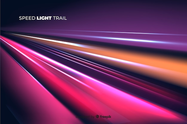 Free Vector light trail background