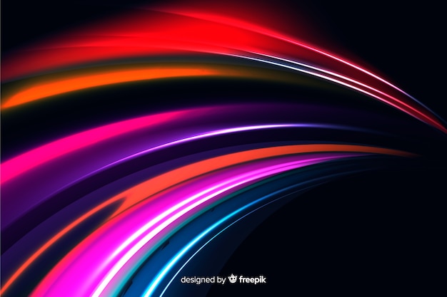 Free Vector light trail background