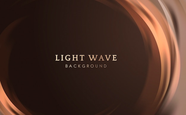 Free Vector light wave border background