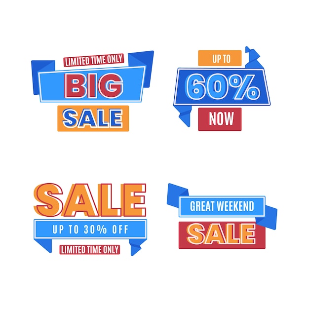 Limited time sales banners collection