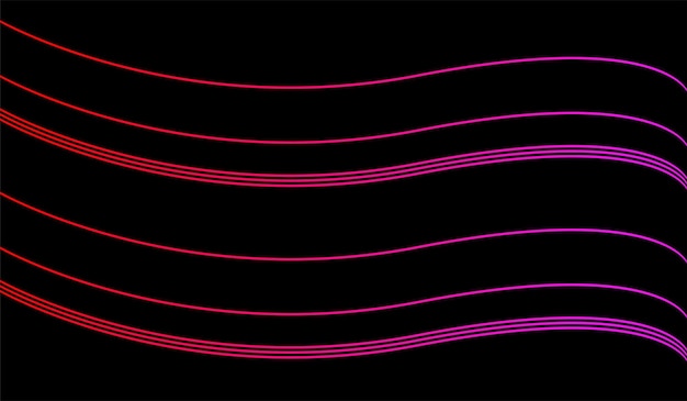 Line wave gradient color minimalist background