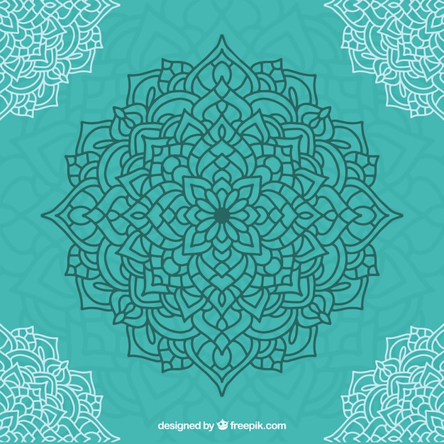 Lineal mandala background