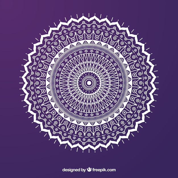 Lineal mandala design