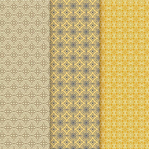 Linear arabic pattern collection